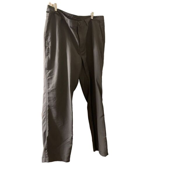 REI Mens Dark Grey Straight-Leg Mid-Rise Casual Pants Size 40